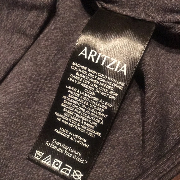 Aritzia Heather Charcoal Off-the-Shoulder Top - Picture 11 of 14